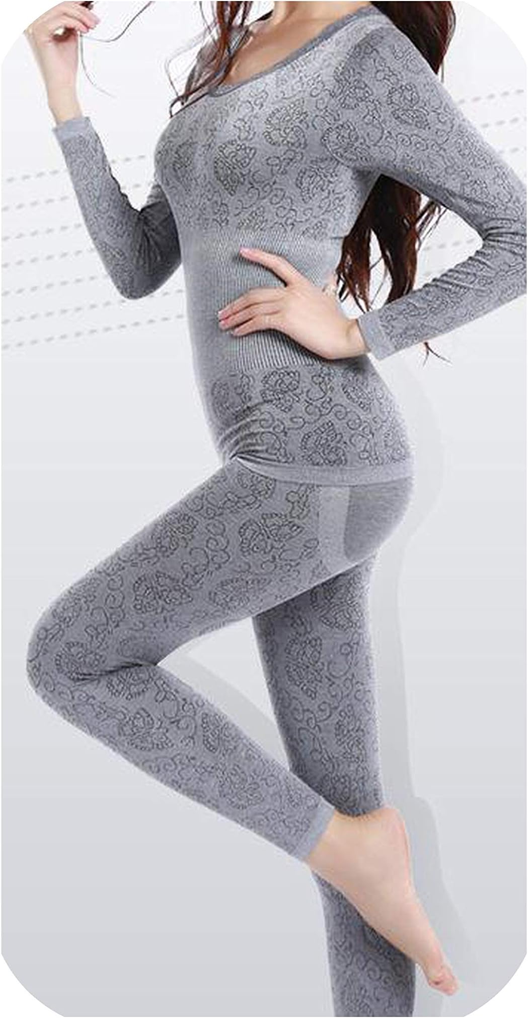 Home Modal Sleepwear Waist Slim Seamless Beauty Care Clothing Thermal Underwear Women Long Johns
