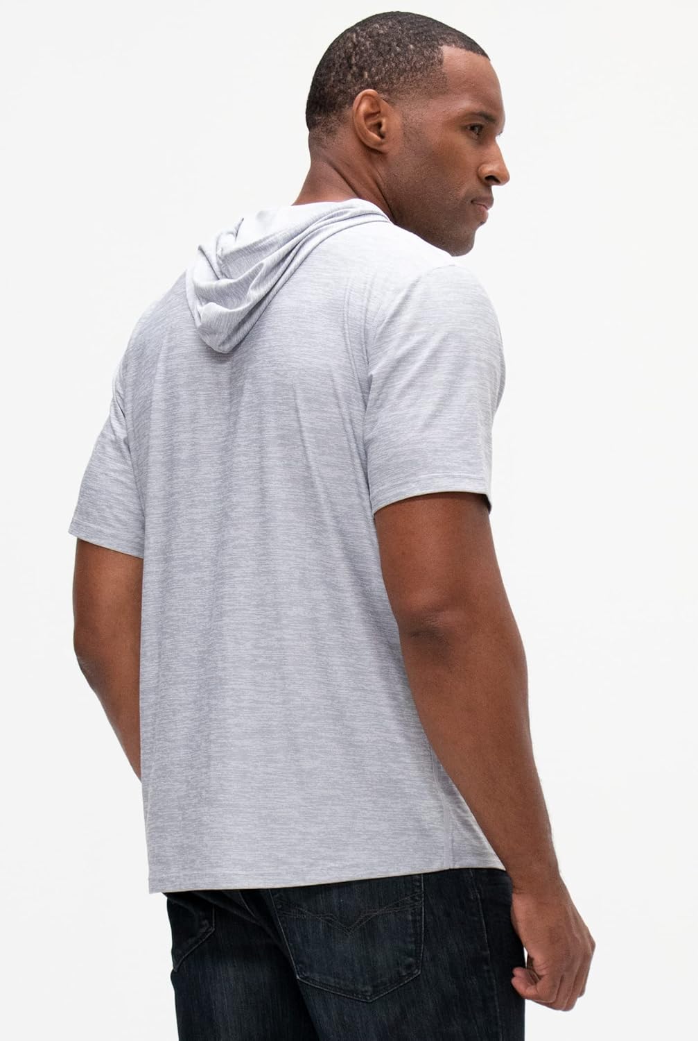 DEVOPS 3 Pack Men's Hoodie Short Sleeve Fishing Hiking Running Workout T-Shirts - Image 7