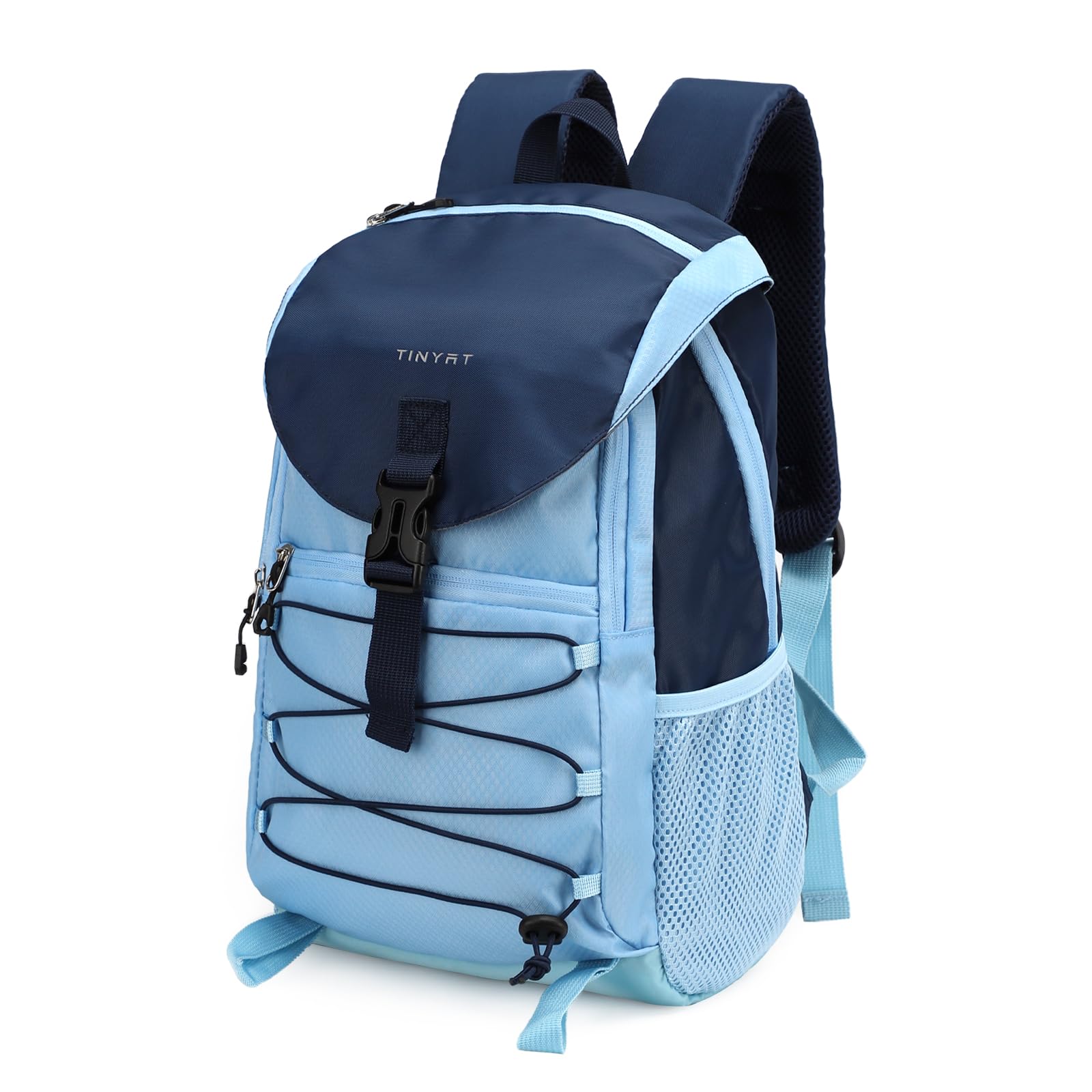 TINYAT Wanderrucksack für Damen und Herren, wasserabweisend, Reiserucksack, Trekkingrucksack, Tagesrucksack, für Camping, Klettern, Sport, Blau/T109433-1, 15L/T109433-1BL