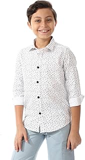 تيشرت حديث بتصميم مطبوع بنمط شجيرات للأولاد من اندورا، موديل 37S24B3911