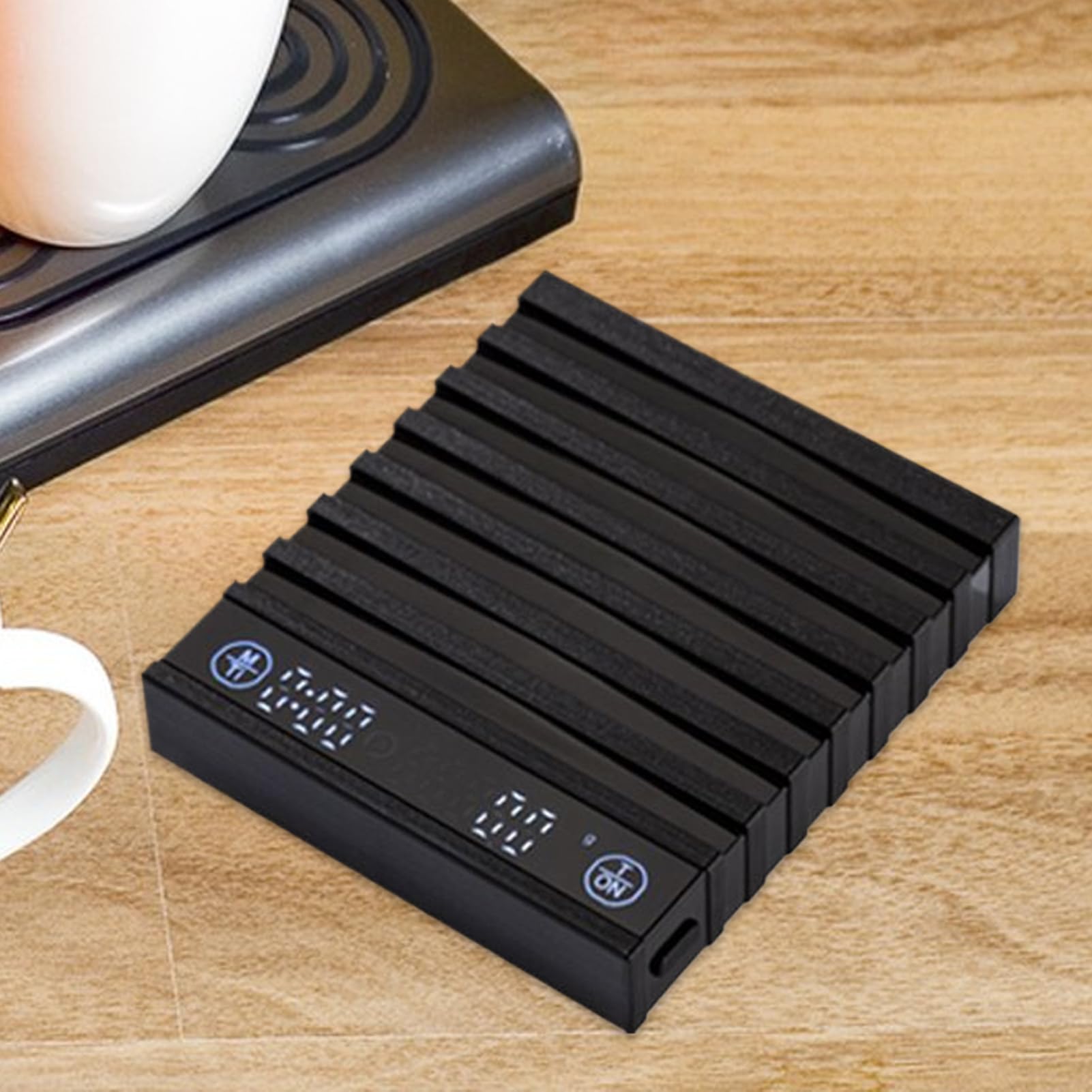 Bilancia per caffè con timer, misuratore ricaricabile | Bilancia digitale da caffè ad alta precisione, per cuocere, preparare infusi, cibo, polvere, casa, bar, ufficio, campeggio