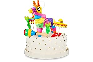 Viva Fiesta! Adorn Your Cakes with Charm: 15-Piece Fiesta Cupcake Topper Extravaganza