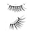 Onlyall Half Eyelashes Corner Lashes Natural Lashes Half Lashes Wispy End Lashes Corner Eyelashes 3/4 Lashes 7 Pairs C19