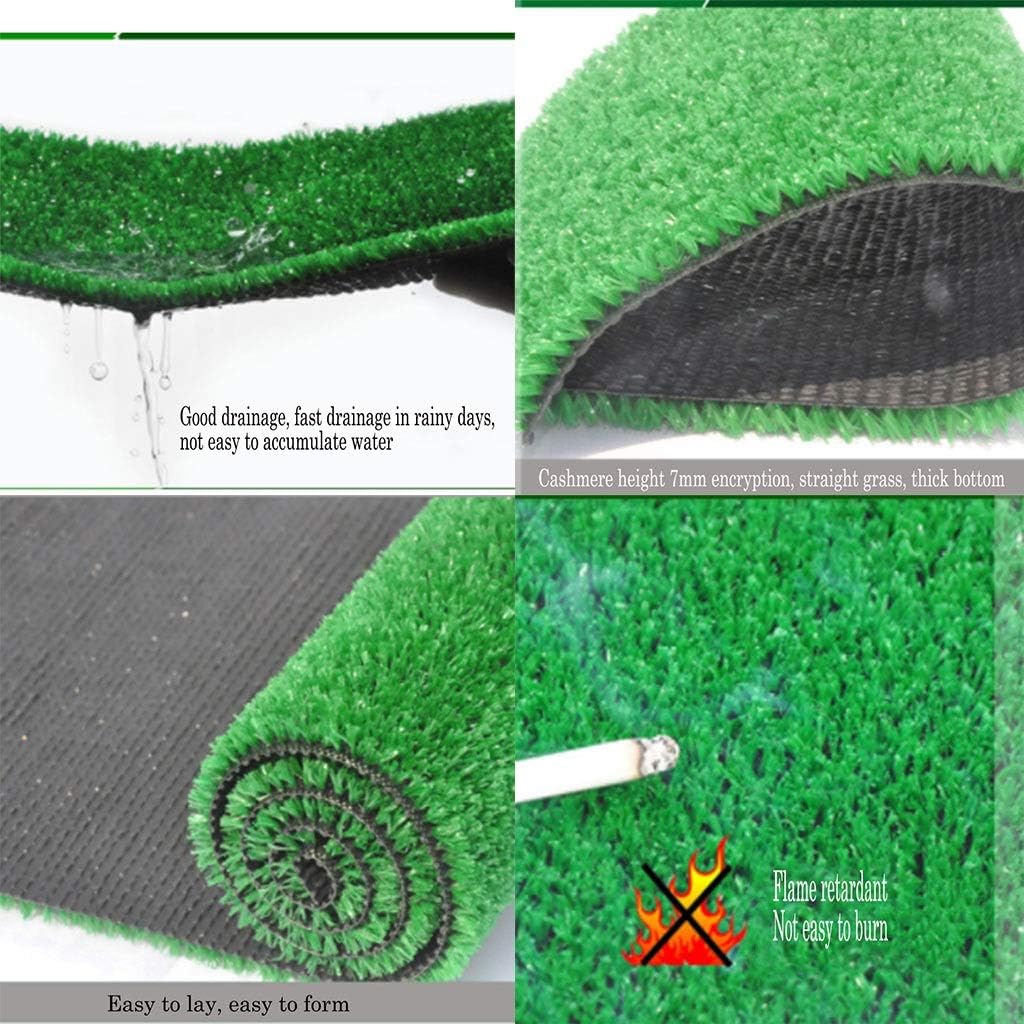 8mm Pile Height Artificial Grass | Realistic Looking Garden Lawn | 3.3ft3.3ft High Density Fake Turf