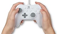 Vista 9 de PowerA Wired Controller for Nintendo Switch - White, Gamepad, Wired Video Game Controller, Gaming Controller - Nintendo Switch