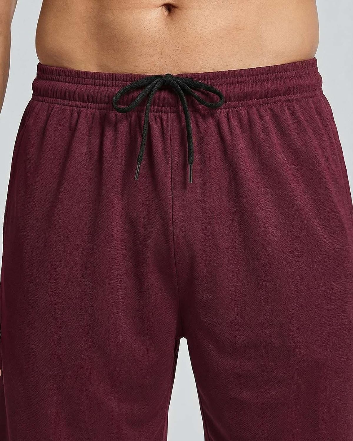 Real Essentials Men’s 5 Pack: 9" Dry-Fit Shorts – Athletic Gym, Workout, Basketball, Running, Casual Lounge Active Pockets
