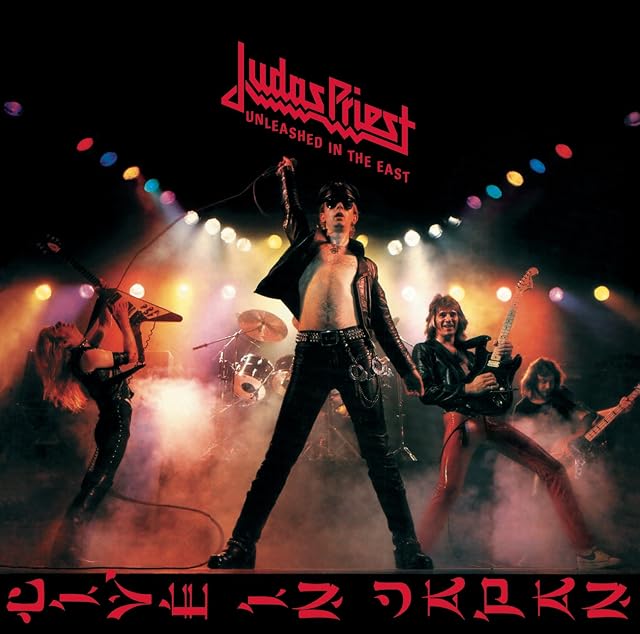 Unleashed In The East (Live In Japan) por Judas Priest, capa do álbum