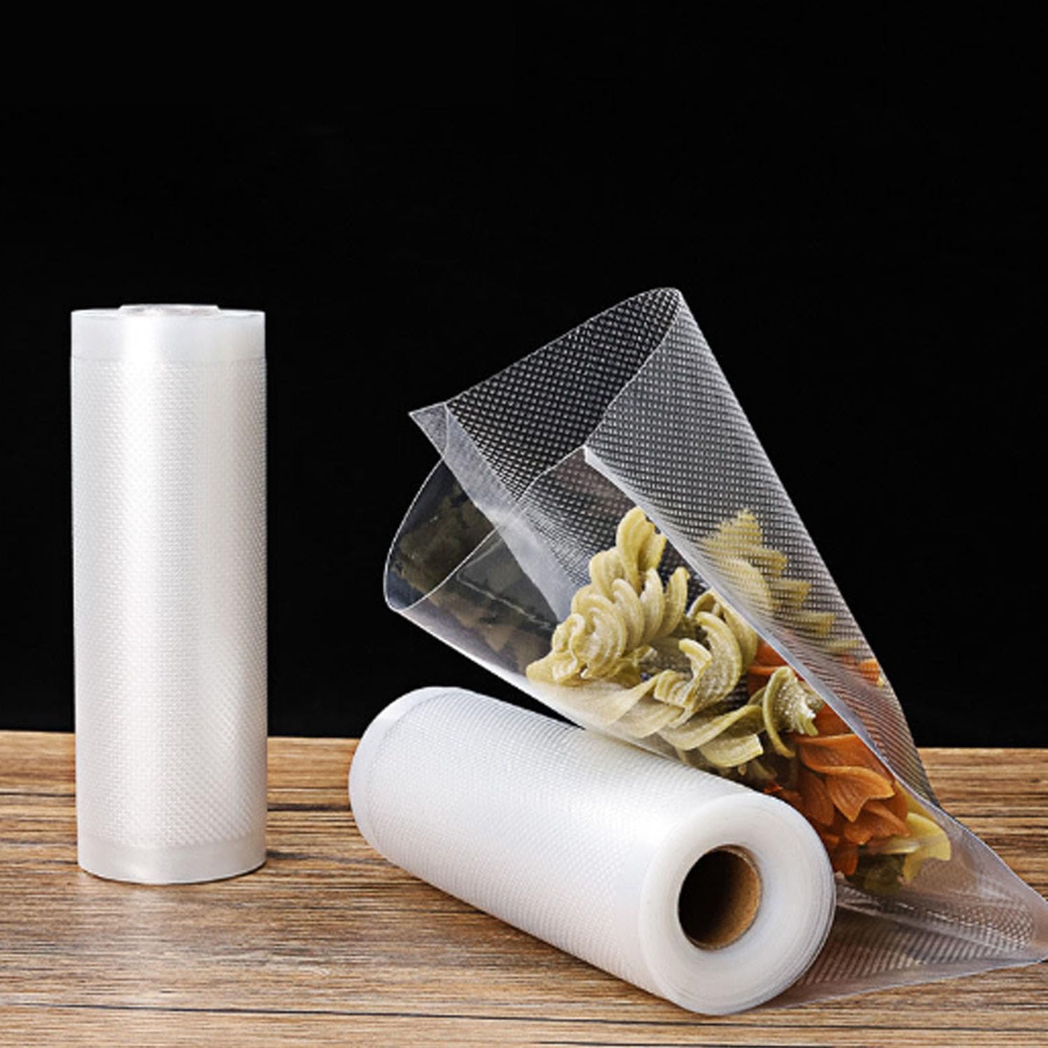 Kit 2 Rolos Saco Seladora a Vácuo | 15cm x 5m, Conserva Alimentos, Livre de BPA | Bobina