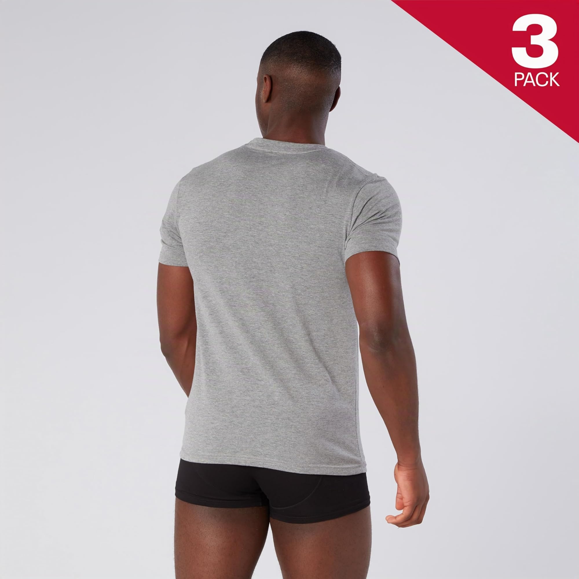 Reebok Santo Camiseta de Hombre Hombre (Pack de 3)