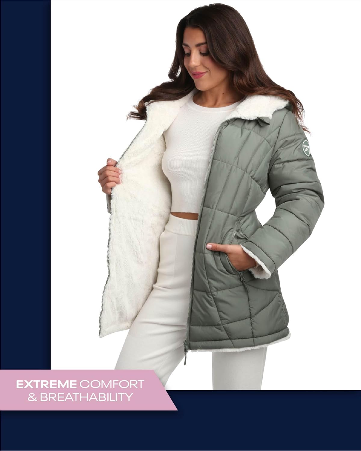 Reebok Women's Reversible Winter Jacket