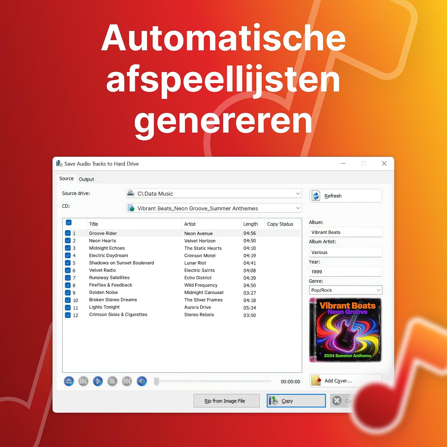 Nero CD Ripper Software | Audio-cd’s omzetten naar MP3, FLAC, AAC, WAV | Muziek digitalise - Mise en situation et utilisation