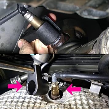 Offset Oxygen Sensor Socket, 3/8-Inch Drive by 7/8-Inch (22mm) Oxygen Sensor Wrench Offset Puller, O2 Sensors Adapter Wire Gate Accesses from Side Preventing Damage to Wires