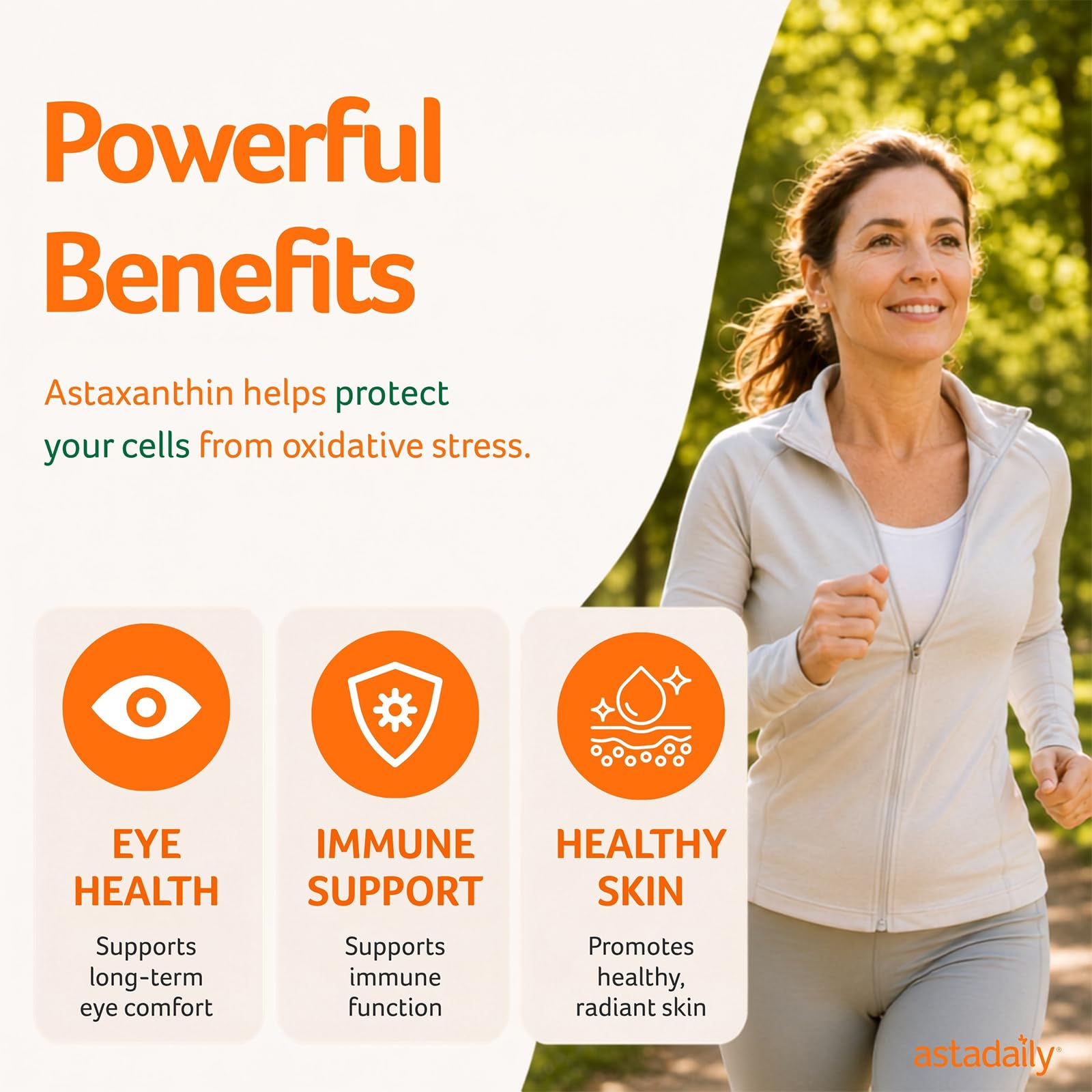 6mg Pure Astaxanthin 60 Softgels, Natural Antioxidant Supplement — Amazon image 3
