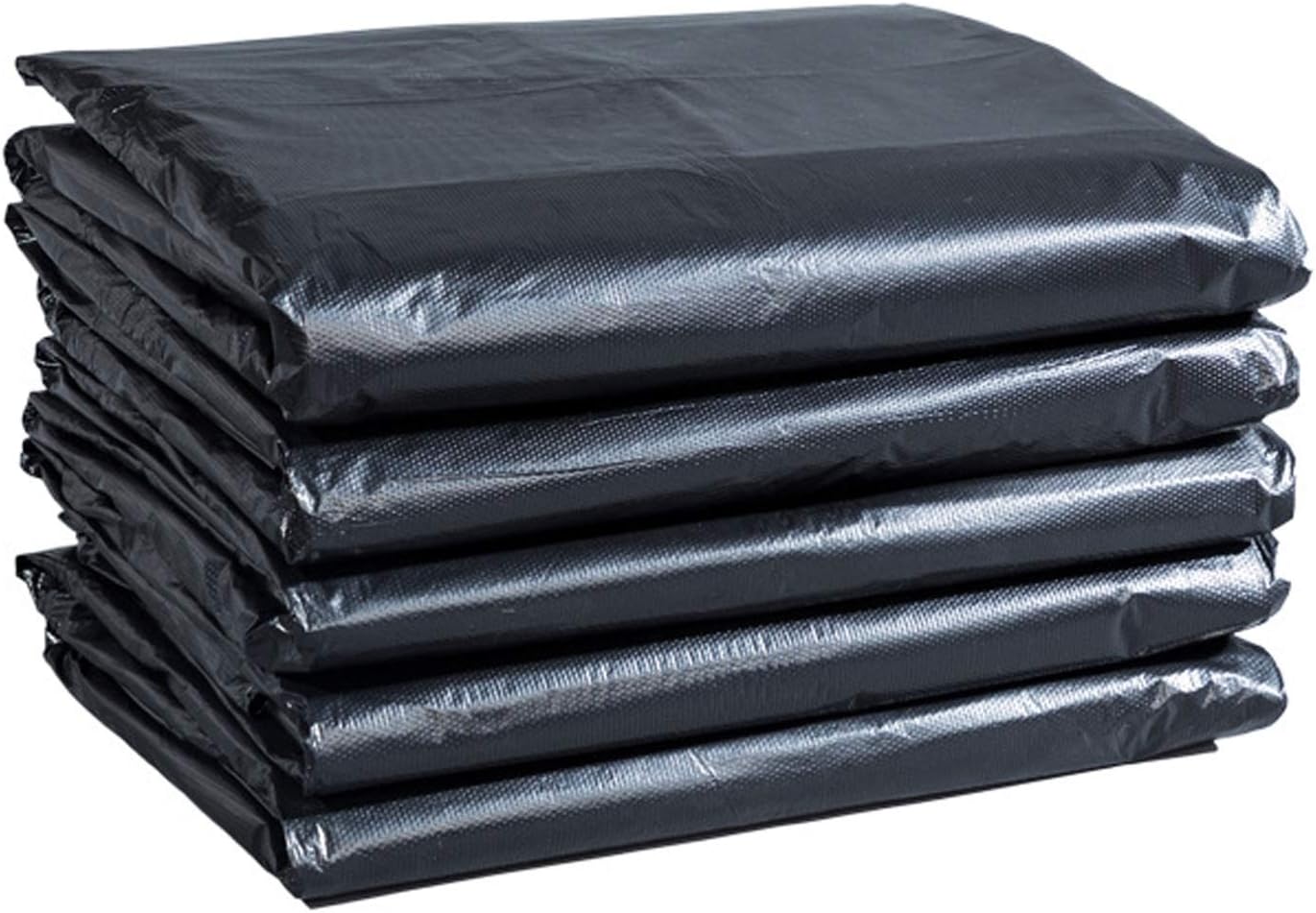 Kitchen Garbage Bags Garbage Bags 50 Large Flat Black