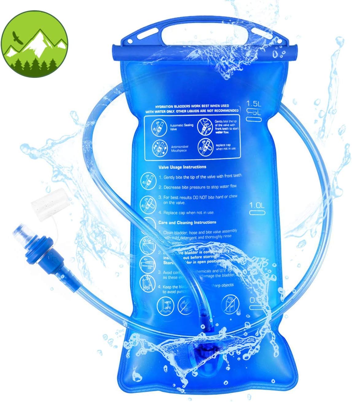 vescica di idratazione per l'escursionismo