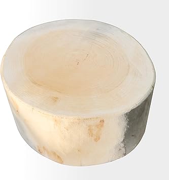 Amazon 丸太の作業台 薪割台 高さ15cm 最高級ケヤキ ご自宅 キャンプ 薪小割用 ノーブランド品 バーベキューコンロ 焚火台