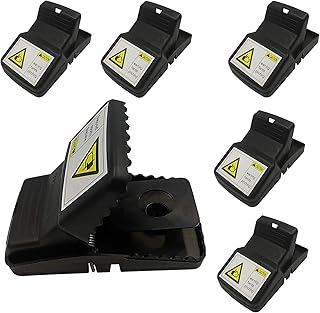 Mouse Trap, 6 Packs Mice Traps Rat Traps That Work Snap Trap Outdoor Indoor Best Snap Traps for Small Mice and Mouse, Sensitive, Reusable Quick Killer, Effective Indoor/Outdoor Mouse Catcher