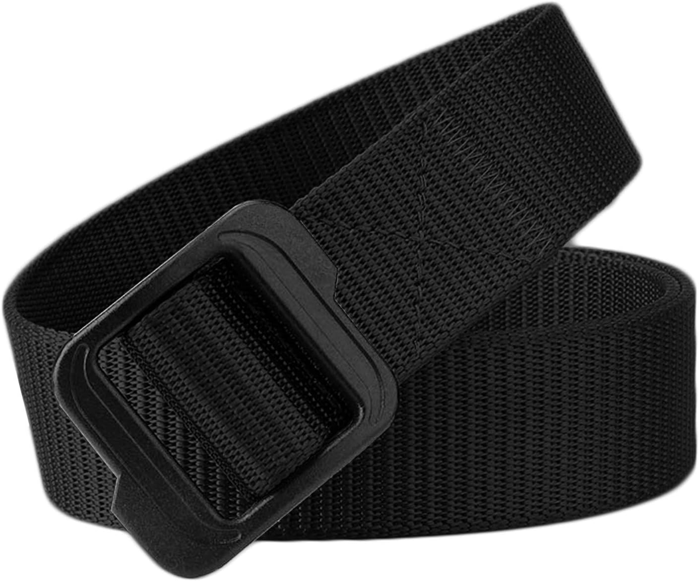 Hanshengday Nylon Military Tactical Men Belt CQR Duty canvas Belt for Outdoor with Plastic Buckle Webbing Breathable Belt