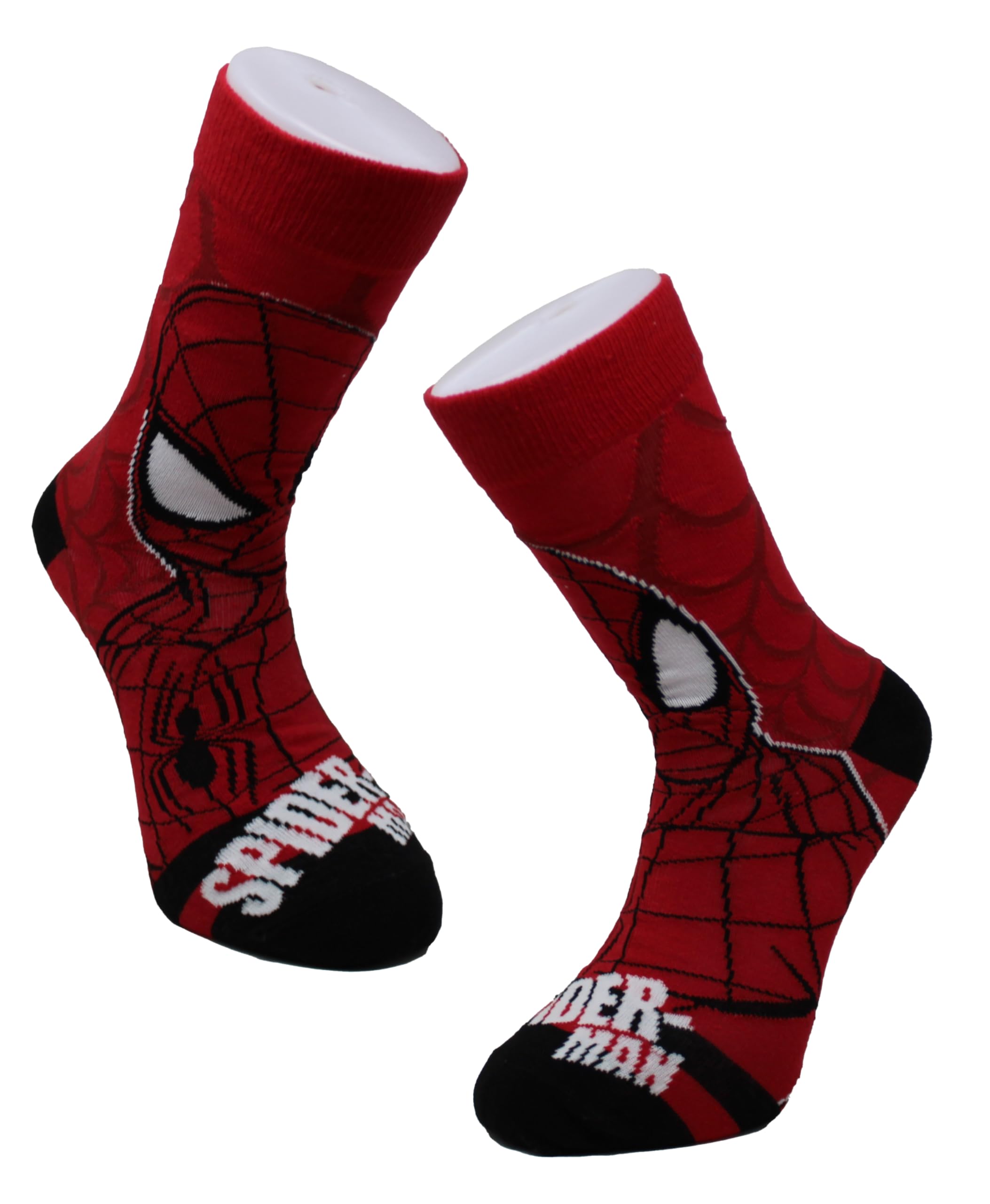 Budget Gifts Spiderman Mens Calf Socks Size 6-11