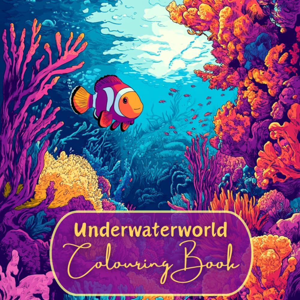 Underwaterworld Colouring Book: Lobsters, shipwrecks and sea creatures - Dive into the ocean’s secrets and discover hidden treasures