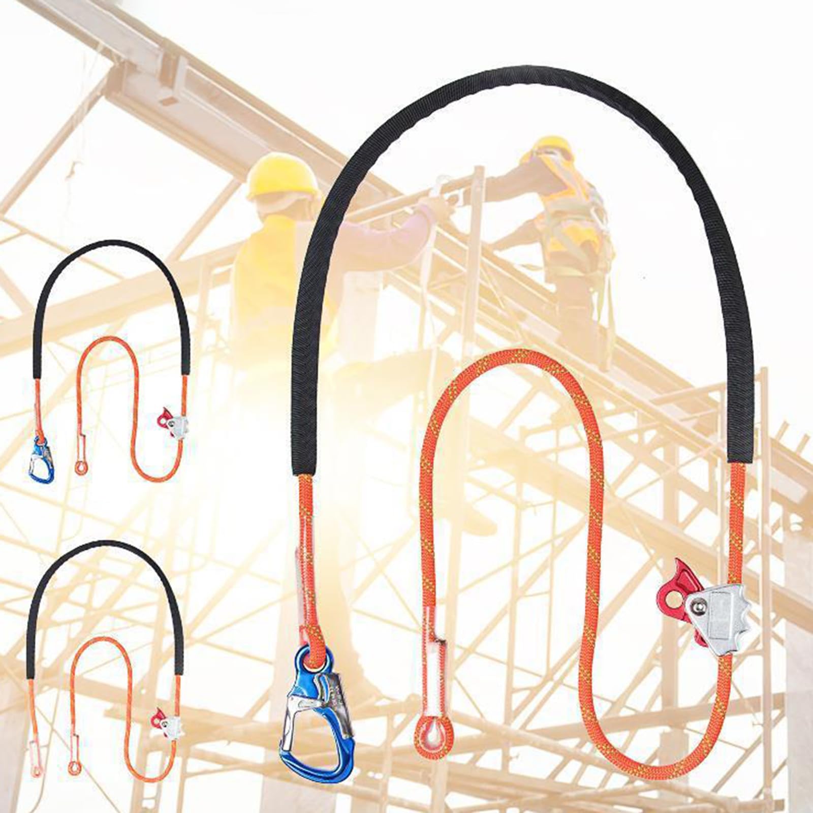 Corda da Arrampicata Professionale Imbracature Sicurezza sul Lavoro Quota Cintura Sicurezza per Corpo Corda Cintura Protezione anticaduta Regolabile Affidabilità Protezione