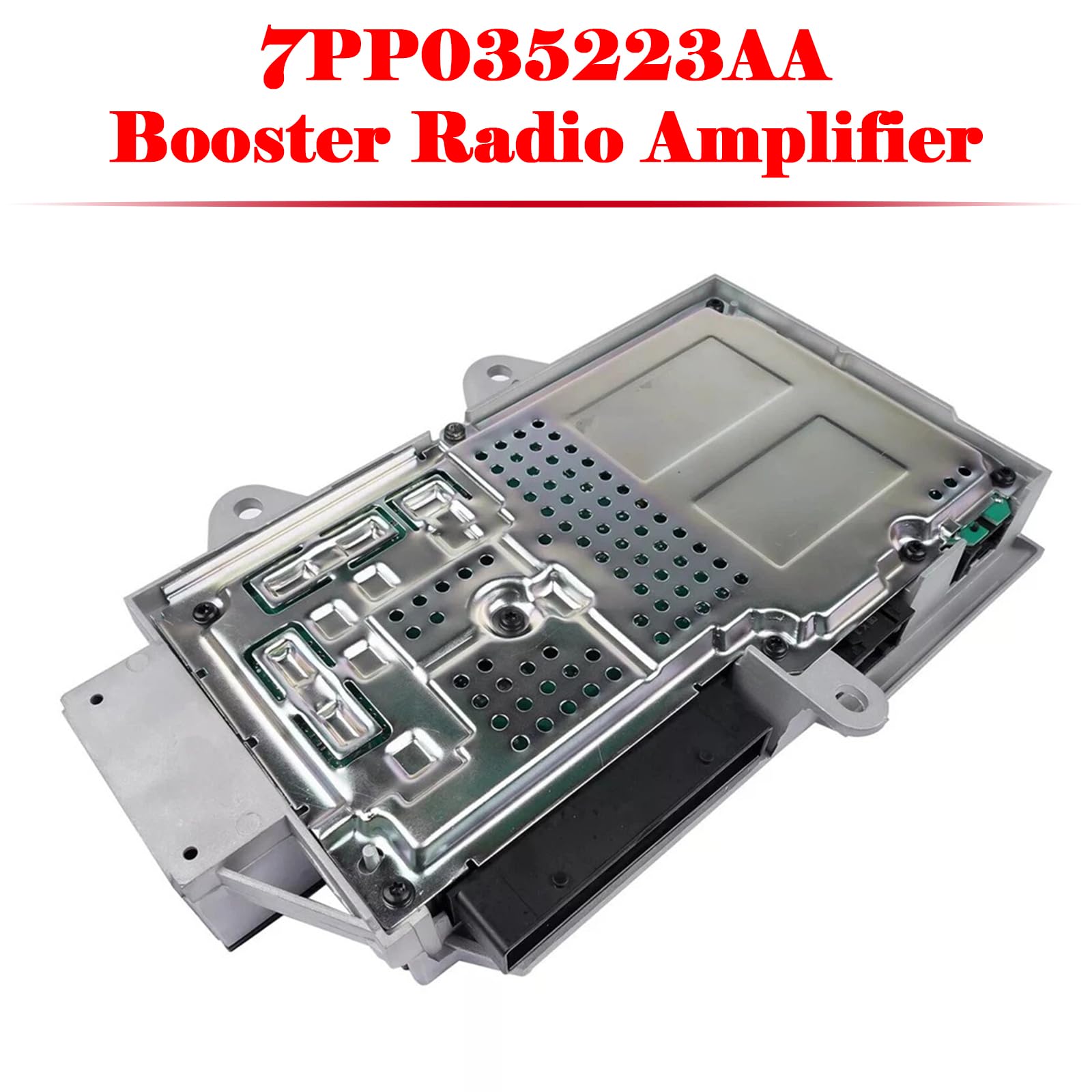 Amplificateur de Radio Booster 7PP035223AA pour Porsche 911 2009-2016 pour Boxster Cayenne Cayman Macan Panamera, Remplacement 7PP-035-223-AA 7PP035223F 7PP035223K 7PP035223P