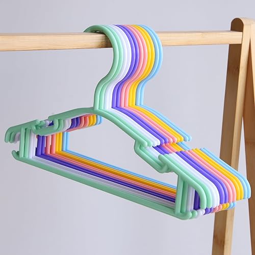 Miniatura 6 de NORTHERN BROTHERS Perchas de plástico para bebés, paquete de 60 perchas para ropa para niños, perchas para ropa de niños pequeños, perchas para