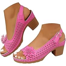 Chunky Heels For Women Dressy Open Toe Block Heels Ankle Strap Heeled Sandals Comfortable Party Wedding Pumps Shoes