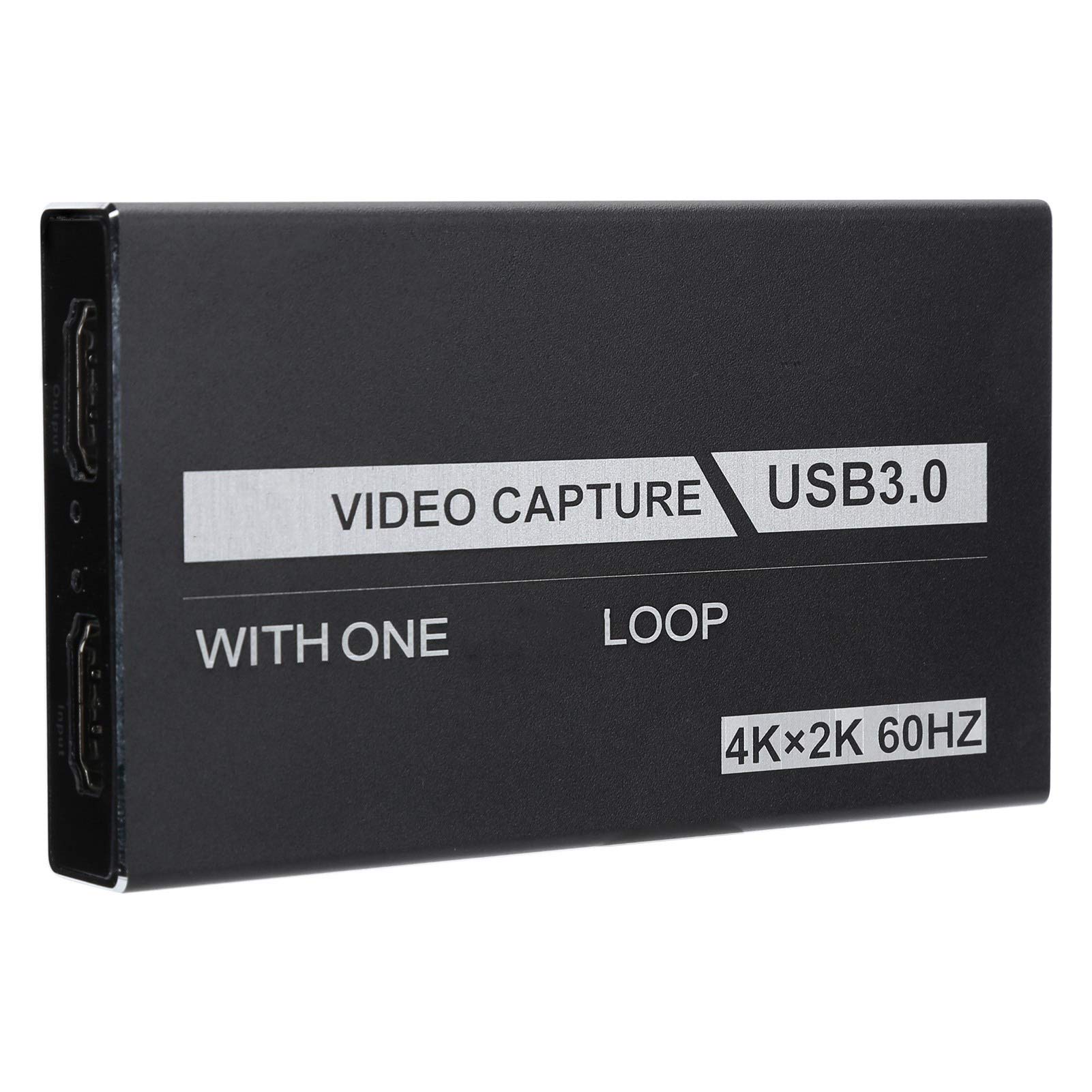 Karta Przechwytująca 4Kx2K 1080P do Przechwytywania Wideo w Wysokiej Rozdzielczości, Lekka Karta Przechwytująca USB3.0 ze Stopu Aluminium do Przesyłania Strumieniowego z Laptopa PC,