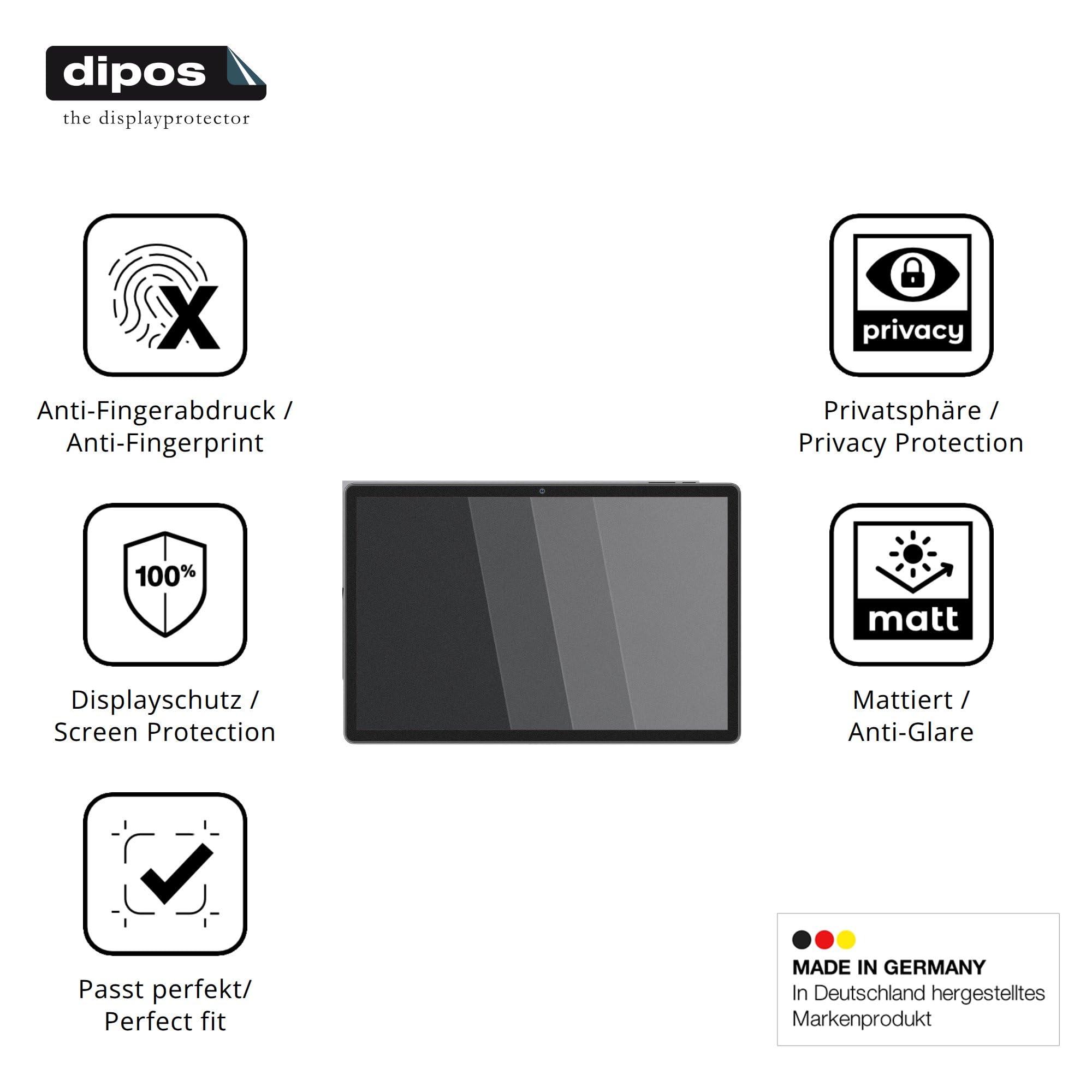 dipos Protector de Pantalla Antiespía para PIXGOOD M708 | Película protectora mate, filtro de privacidad 4 vías, ajuste perfecto, antiarañazos, sin burbujas, autoadhesivo