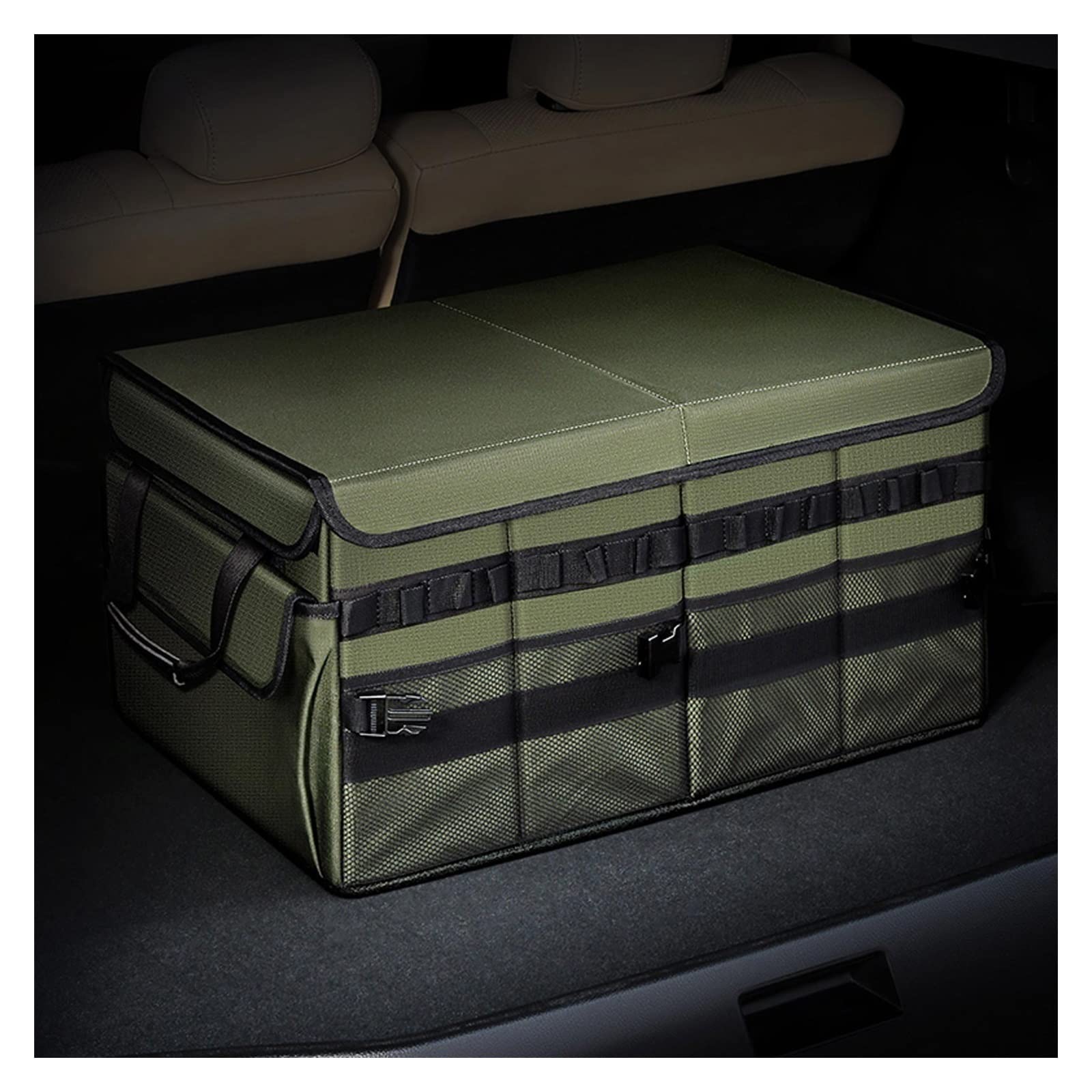 FYIYIEW car boot organiser, Multifunctional Collapsible Trunk Organizer for Car Sturdy Storage Organizers