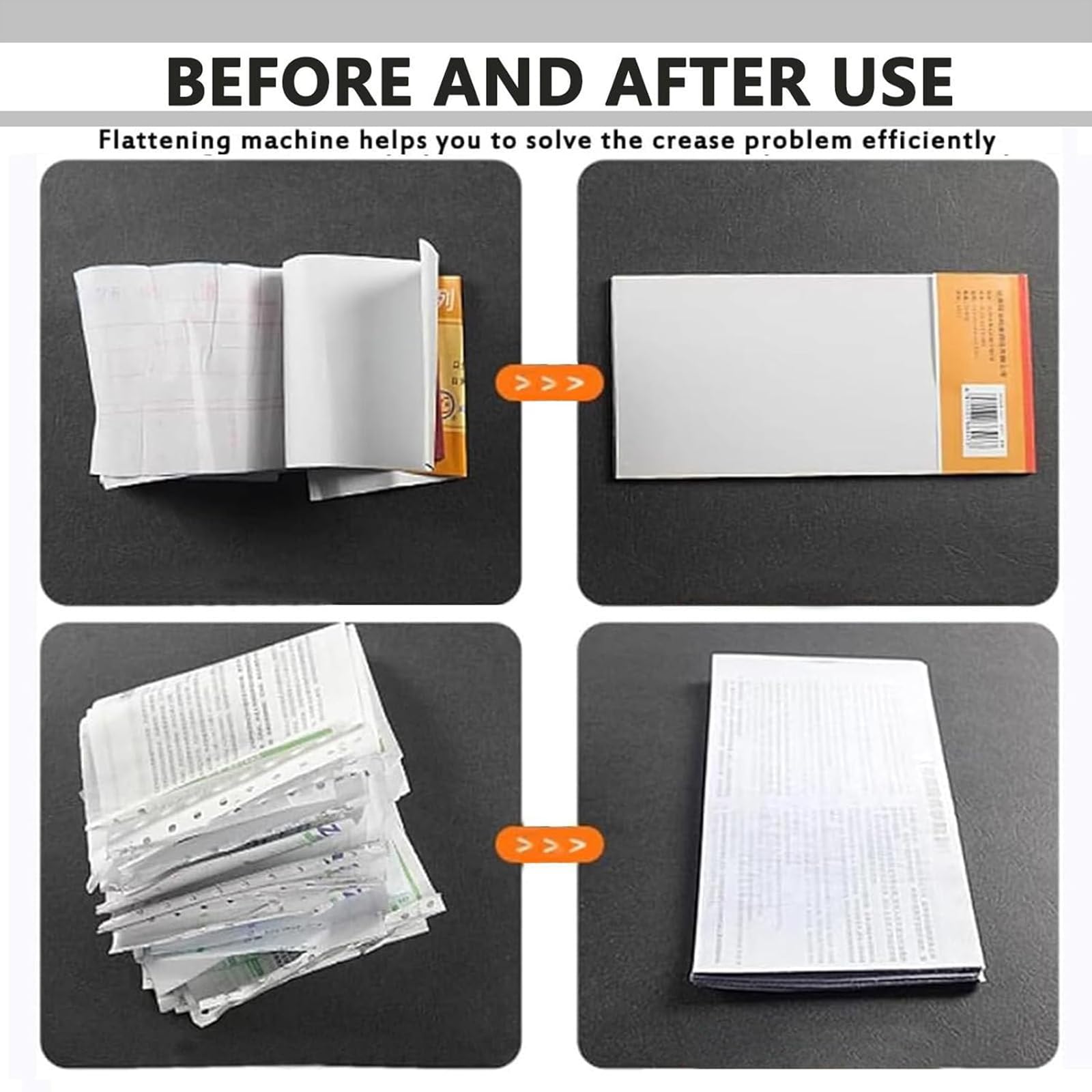 MObyat Macchina Pressa Manuale per Carta, Formato A5, A4, A3, con Pressa A Pinza E Deflettore A 3 Posizioni in Acciaio Rinforzato, Portata 1500 kg per Rilegatura E Carta, Ideale per A5