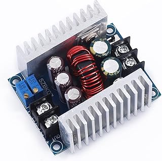 WWZMDiB Constant Current CC CV Buck Converter Module DC 6-40V to 1.2-36V 20A 300W Adjustable Step Down Voltage Regulator Power Supply Module with Short Circuit Protection Function