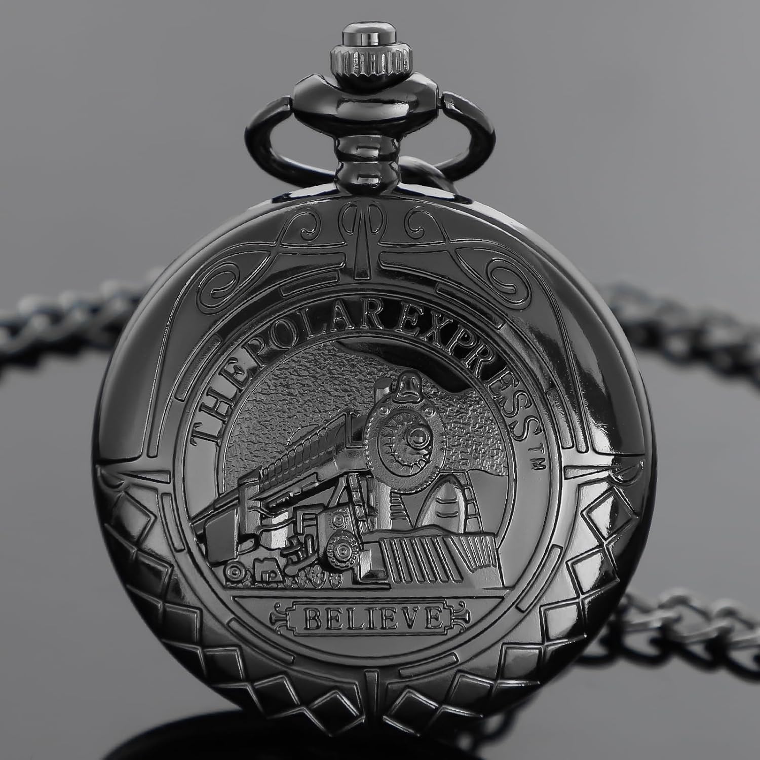 Tiong Vintage Punk Motorcycle Pocket Watch Quartz Bronze Steam Train Pocket Watch Men Women Gift for Christmas Birthday