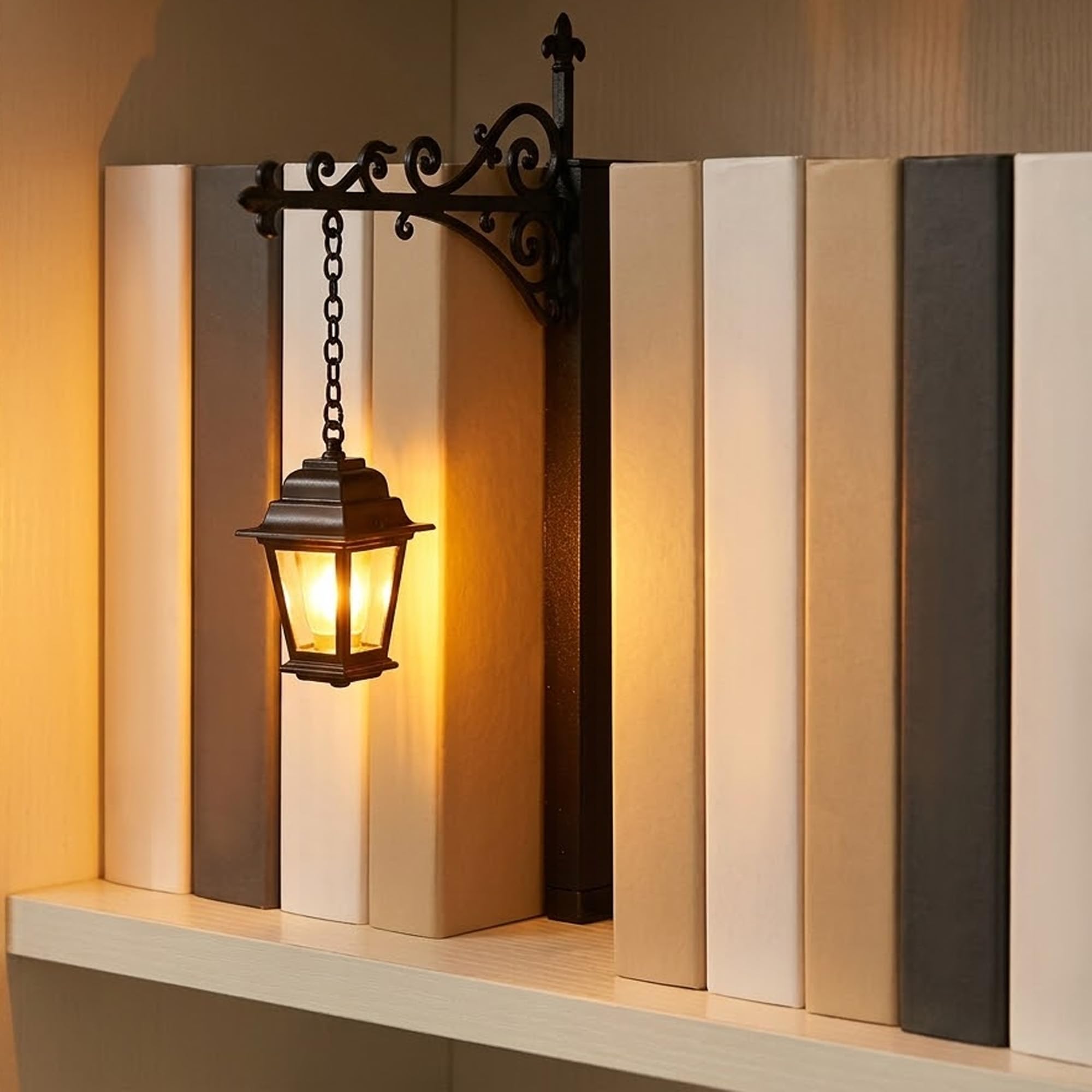 Synlghapse Library Lantern-Decorative Bookshelf Lighting，1PCS