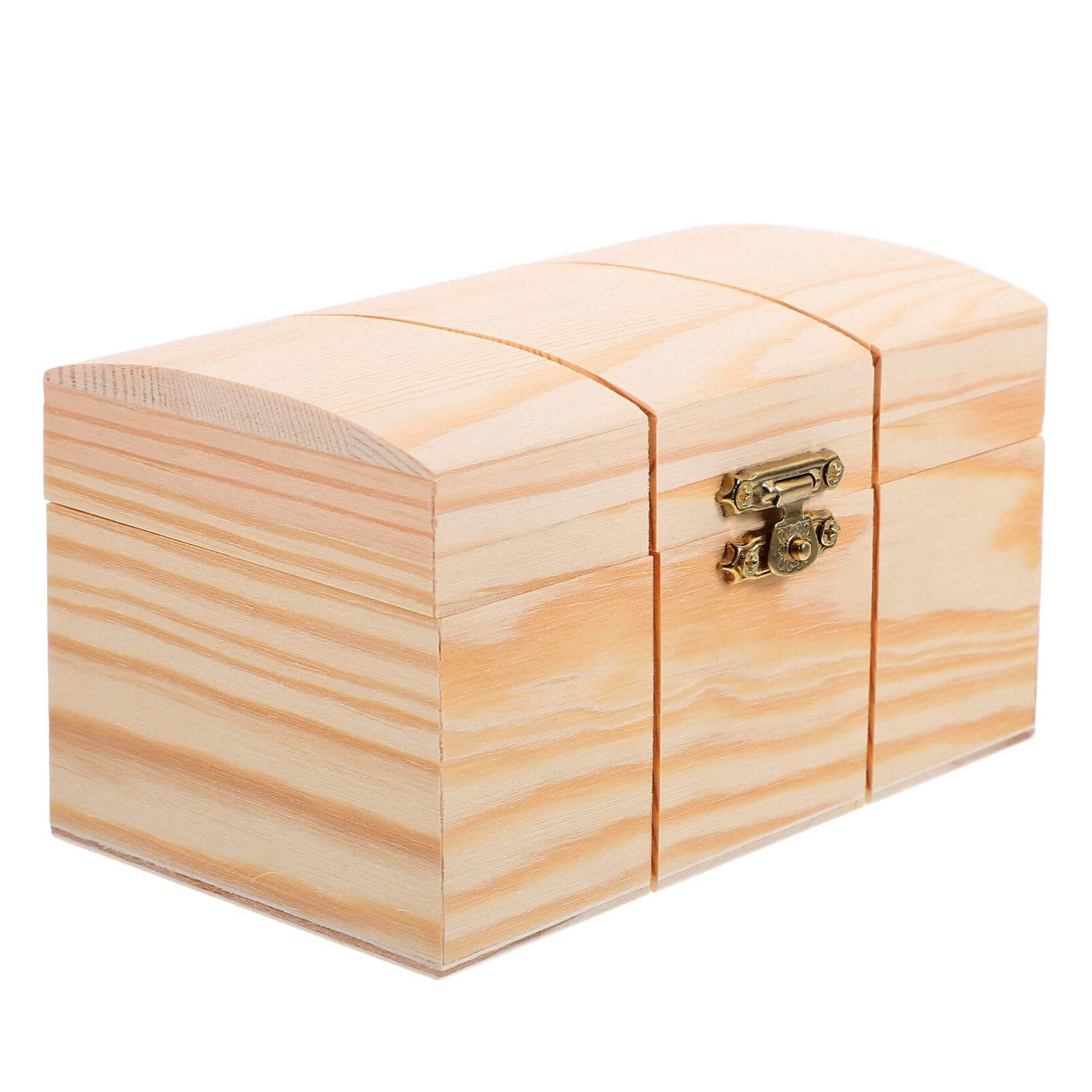 YZROHYI – 10 Mini Coffres En Bois à Décorer – 5x5x9 Cm – Avec Crayons, Autocollants, Modèles – DIY Bijoux Et Anniversaire
