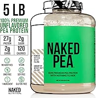 Vista 3 de Naked Nutrition - Proteína de chícharo aislado de granjas norteamericanas, 5 libras