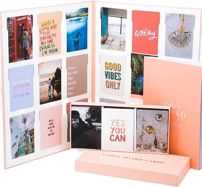 Put your future into perspective and reach your goals with the Lamare Vision Board kit. 