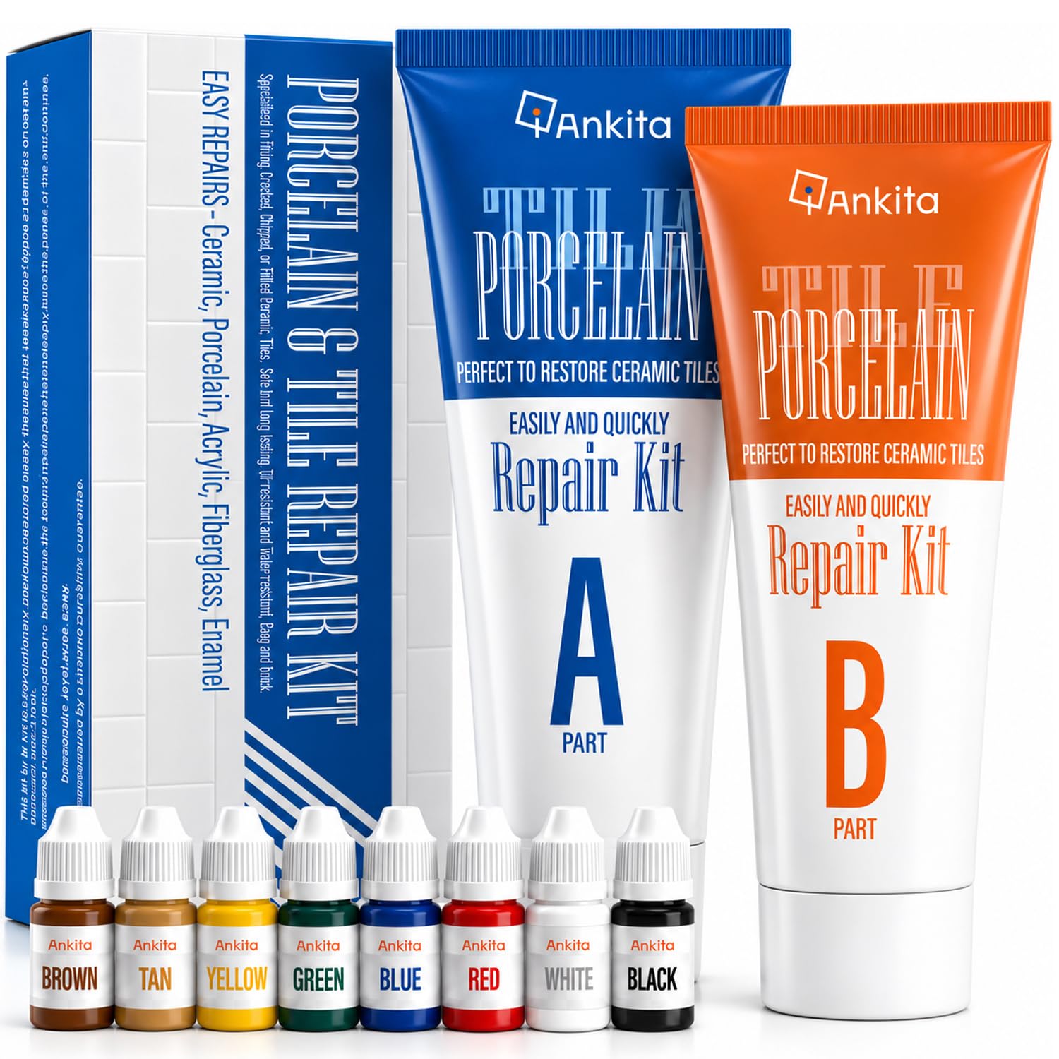 Ankita Tile Repair Kit for Chips and Cracks