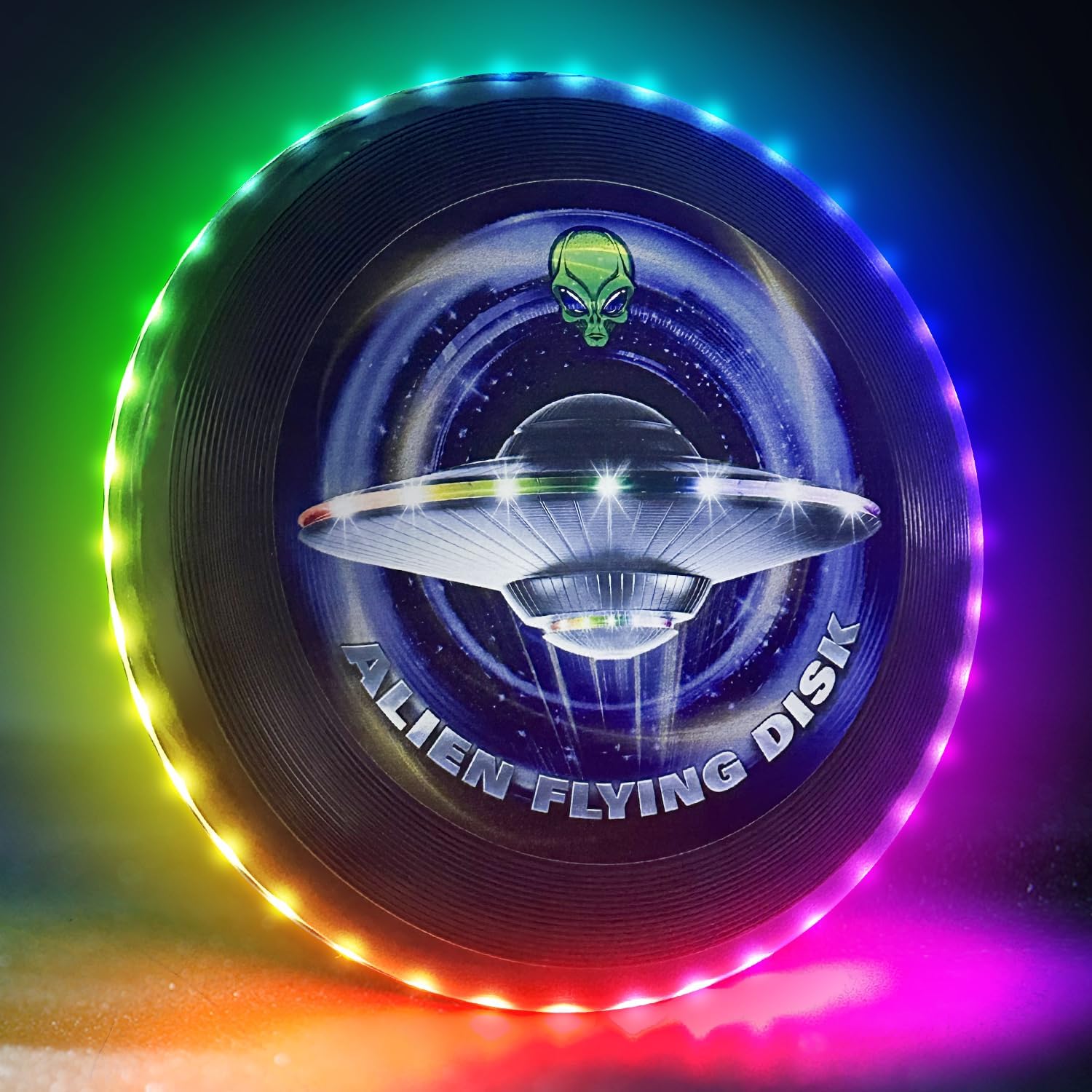 Sponsored Ad – Glow in The Dark LED Flying Disc- 38 RGB LED Lights, 7+5 Light Modes, Rechargeable, IP65 Waterproof Outdoor Games Cool Toys for Adult and Family/Boys/Teens/Kids Beach Camping Lawn Yard Games
