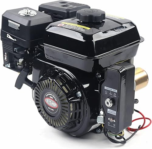 Motor horizontal de arranque eléctrico de 212 cc, motor de 4 tiempos de 7.5 HP, diseño OHV, motor de motor de gas Go Kart, 3600 RPM para compresor,