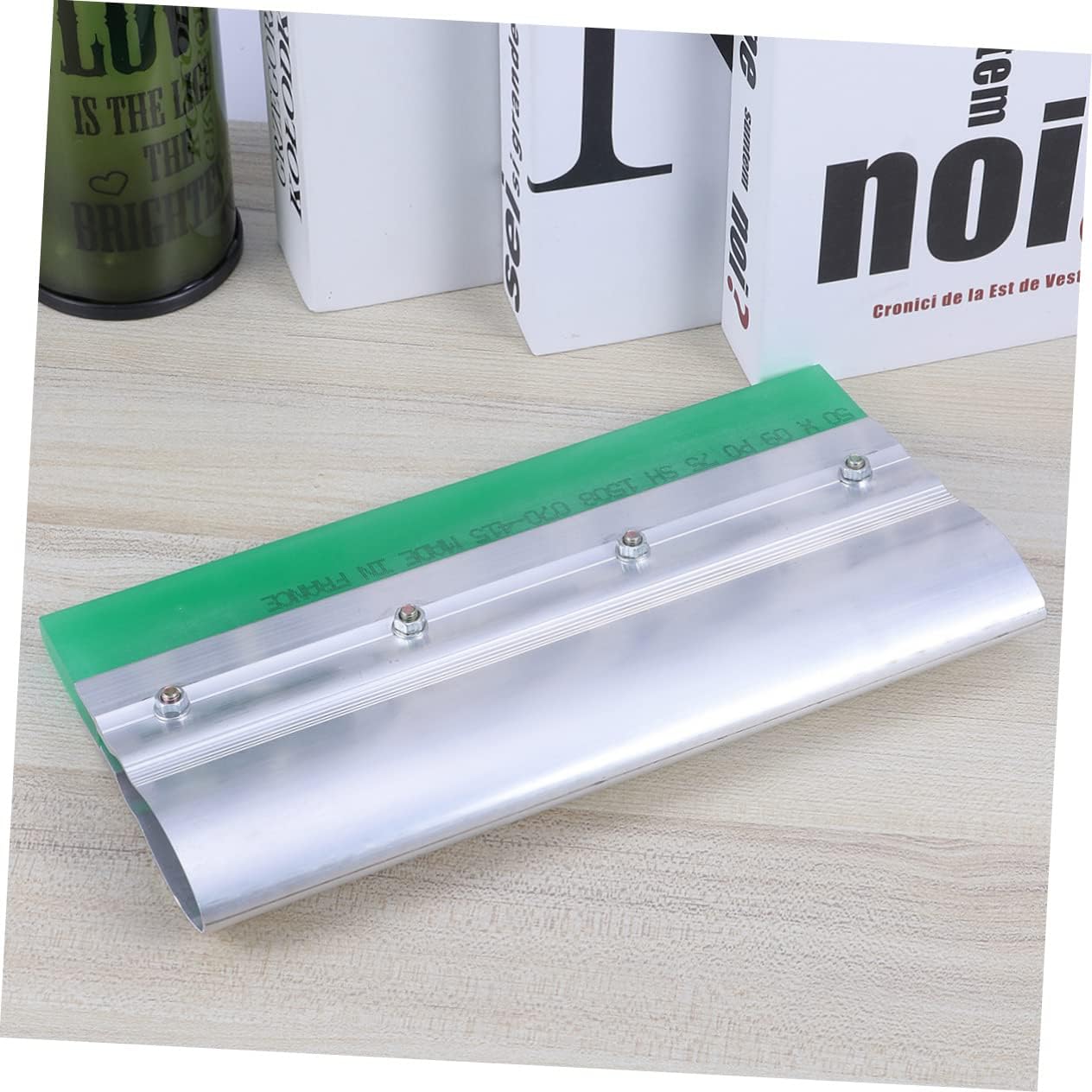 Handheld Craft Squeegee for Tint Rubber Squeegee Tool Aluminum Screen Print DIY Silkscreen Printing Ink Random Color