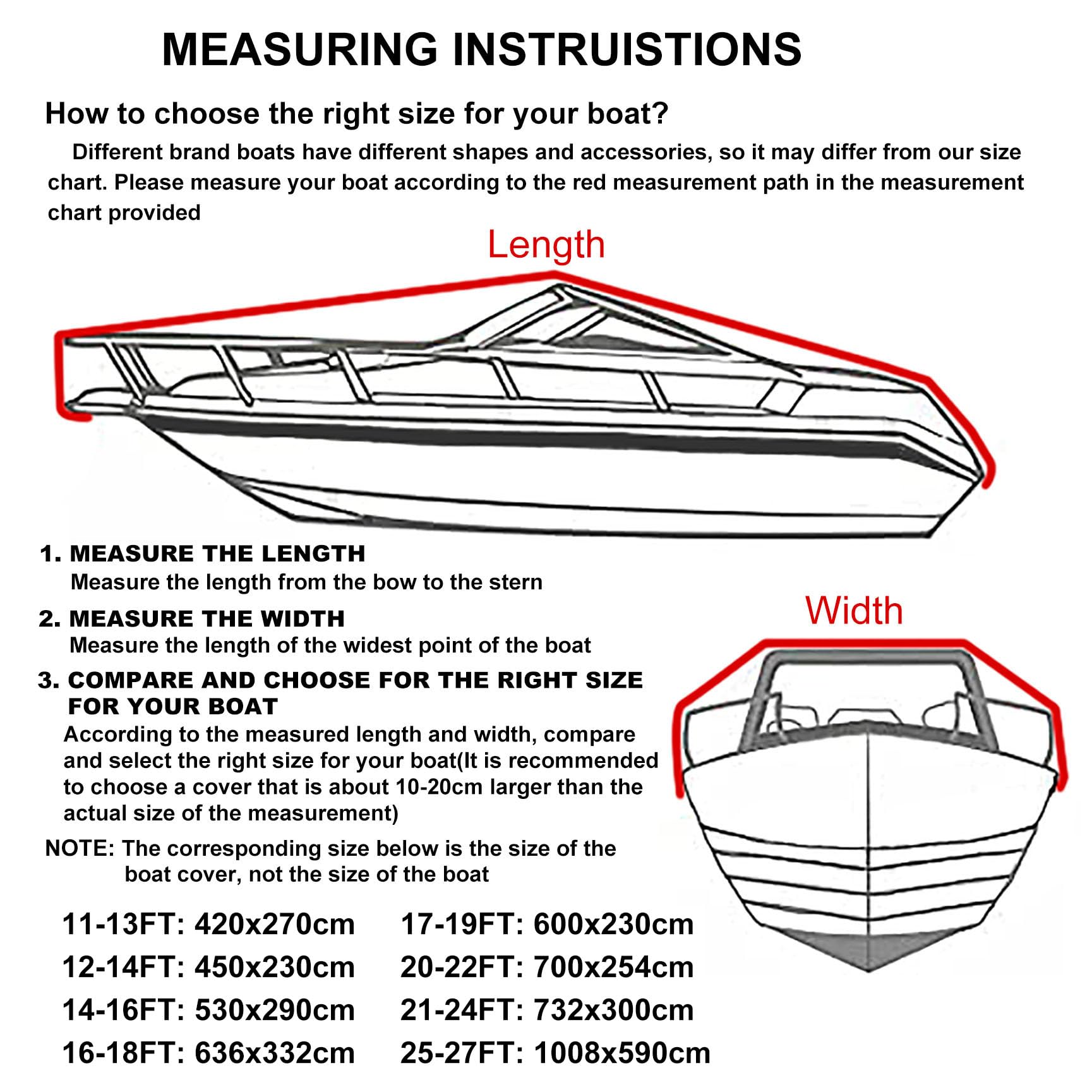 Bootspersenning Bootabdeckung 300D Oxford-Gewebe Wasserdicht und UV Schutz Boot Schutz Plane, Grau,21 to 24ft: 732x300cm