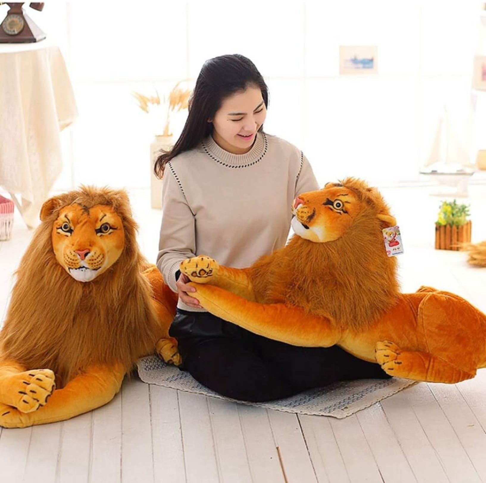 Amazon｜抱き枕 ぬいぐる レオパード ぬいぐるみ 特大 ヒョウ 抱き