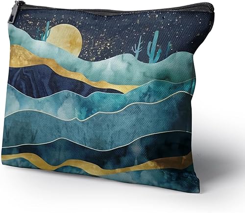 Miniatura 2 de Cafl Bolsa de maquillaje para viajes, artículos esenciales para organizar joyas, bolsa de cosméticos para el cuidado de la piel, neceser con