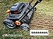 WORX Nitro 36V (40V MAX) Cordless Scarifier and Aerator WG855E.9, PowerShare, Brushless, 4-Position Height Adjustment, 36cm Raking Width, Up to 400㎡, 1pc 40L Grass Bag, Without Battery