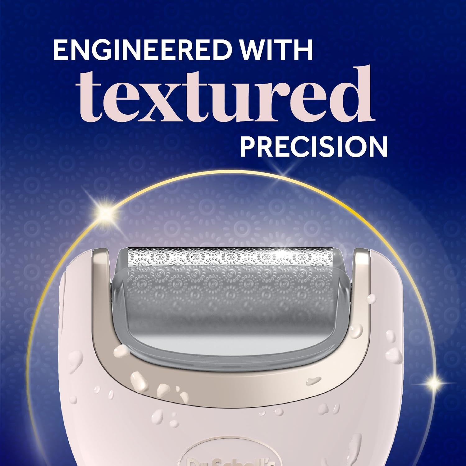 Dr. Scholl’s NanoTech Roller Replacement Heads for Pedi Perfect Pro Electronic Foot File - Mixed Pack, 1x Ultra Coarse Removes Hard Skin, 1x Fine Coarse to Smooth and Polish, Use On Wet & Dry Feet