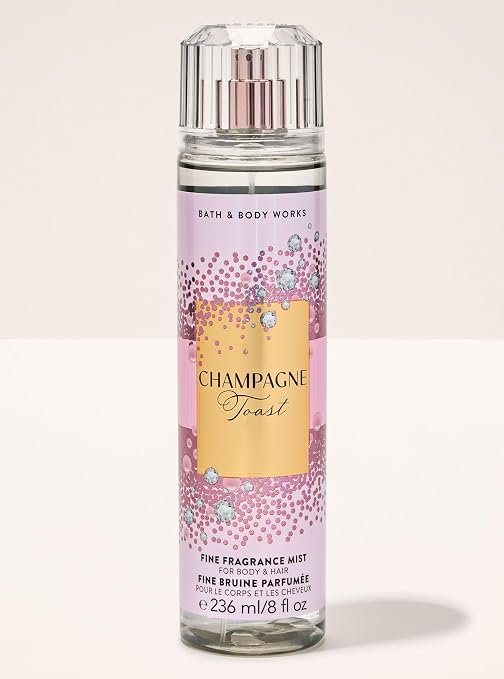 Bath & Body Works Champagne Toast Fine Fragrance Mist | 236 ml / 8 fl oz | Fragrance - Fruity & Bright | Gender - Women