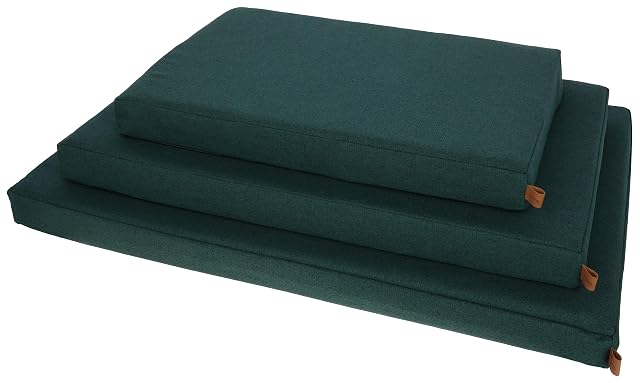Foto 3 de 6 de Kerbl Pet Colchón Memory Foam Oliver, Color Verde inglés, 115x75x8 cm, Cama para Perros, Tumbona para Perros