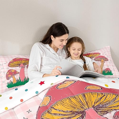 Miniatura 7 de Castle Fairy Juego de edredón de tamaño individual con plantas y animales salvajes, exótico, bohemio, loto misterioso, colección de cama suave,